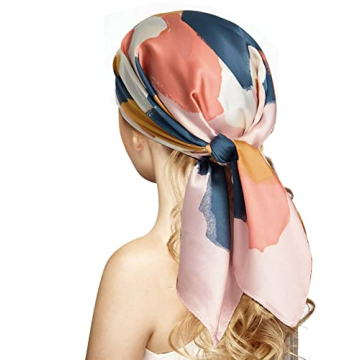 kcctoo 27.5" Mulberry Silk Feeling Head Scarf