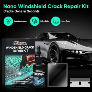Popalula Windshield Chip Repair Kit - 2025 Upgrade for Easy and Efficient Repairs