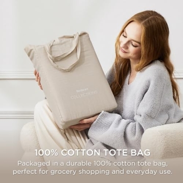 Bedsure Cotton Waffle Weave Duvet Cover for Comfort