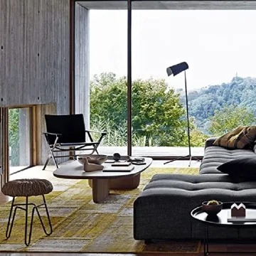 BAYCHEER 47" Walnut Rectangular Coffee Table - Elegant Design