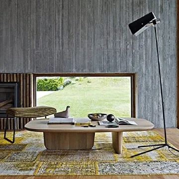 BAYCHEER 47" Walnut Rectangular Coffee Table - Elegant Design