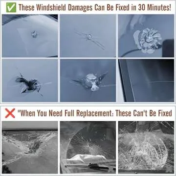 Instant Fix Windshield Repair Kit for Chips and Cracks