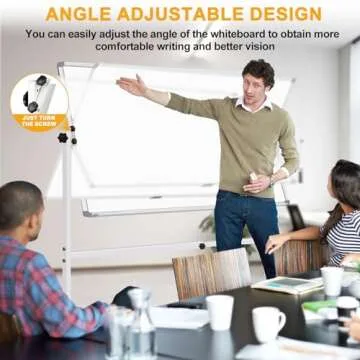 CALENBO Mobile Dry Erase Board with Adjustable Stand