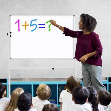 CALENBO Mobile Dry Erase Board with Adjustable Stand