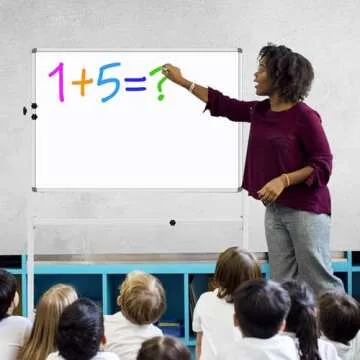 CALENBO Mobile Dry Erase Board with Adjustable Stand