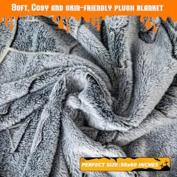 KAKWACO Halloween Glow in the Dark Blanket for Kids