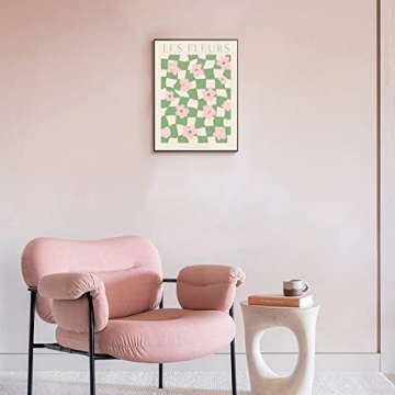 InSimSea Green and Pink Wall Art Set for Living Room