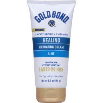 Gold Bond Healing Skin Therapy Lotion with aloe 5.5 oz., Non-Greasy & Hypoallergenic