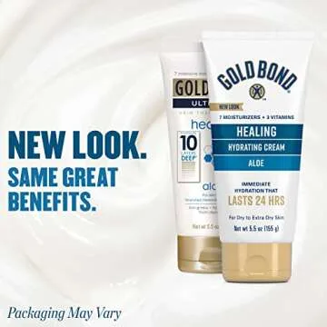 Gold Bond Healing Skin Therapy Lotion with aloe 5.5 oz., Non-Greasy & Hypoallergenic