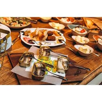 NURI Portuguese Sardines in Extra Spiced Olive Oil - 4 Pack - (4.4 oz cans)