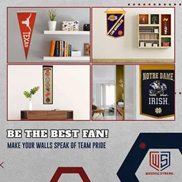 Notre Dame Fighting Irish Vintage Wool Banner Home Decor