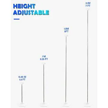 TEKXYZ Adjustable Balloon Stand Set for Party Decor