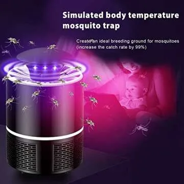 Bug Zapper - Efficient Fruit Flies & Mosquito Trap