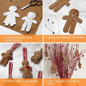 40 Pcs 6 x 6 Inches Craft Felt Fabric Sheets, Assorted Colors Non Woven Felt Sheets, Thick Felt Fabric Square for Kids, DIY Sewing Crafts, Patchwork, School Projects, Decoration.