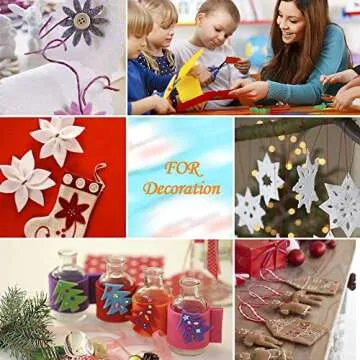 40 Assorted Felt Sheets for Crafting and DIY Projects