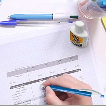 BIC Wite-Out Quick Dry Correction Fluid - 2 pack - white color writeout - white-out