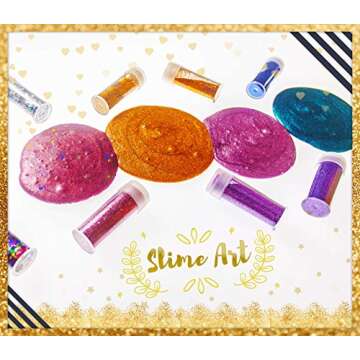 30 Colors Ultra Fine Glitter Set for Creative Arts and Crafts