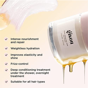 Gisou Honey Infused Hair Mask Travel Size for Hydration