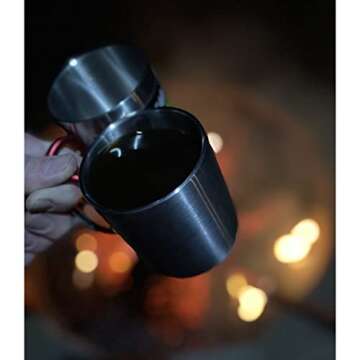 Life Gear 10 oz Stainless Steel Mug for Outdoor Adventures