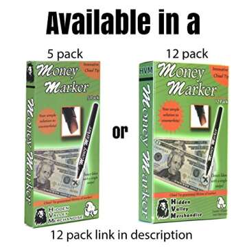 HVM Money Marker 5 Counterfeit Detection Pens