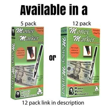 HVM Money Marker 5 Counterfeit Detection Pens