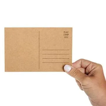 Creative Blank Postcards Bulk Pack for Mailing and Crafts