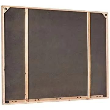 Creative Co-Op Weekday Wall Chalkboard with 5 Metal Hooks