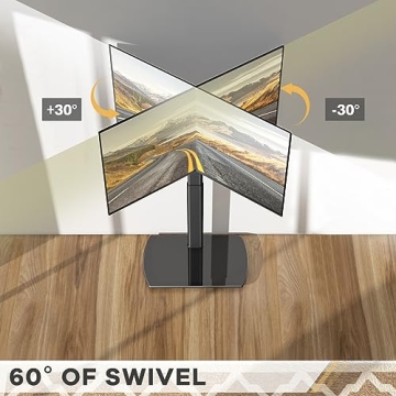 Adjustable Swivel TV Stand for 26-65 Inch TVs