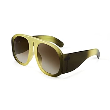 FEISEDY Retro Aviator Sunglasses for Stylish Sun Protection