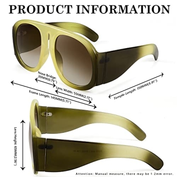 FEISEDY Retro Aviator Sunglasses for Stylish Sun Protection