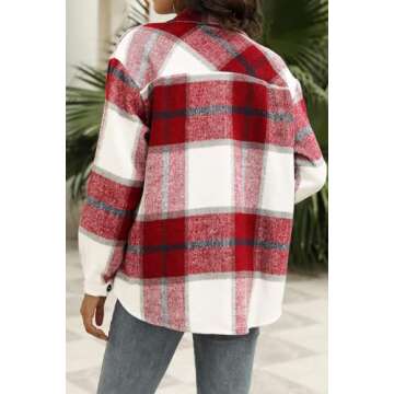 Stylish Automet Flannel Shacket for Women - Cozy & Chic