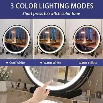Hasipu Vanity Mirror with Lights for Perfect Makeup