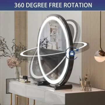 Hasipu Vanity Mirror with Lights for Perfect Makeup