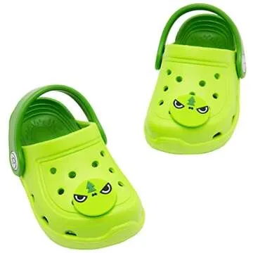 Dripdrop Girls Comfort Clogs Kids Slip On Garden Shoes Boys Lightweight Beach Pool Slide Sandals Sho...