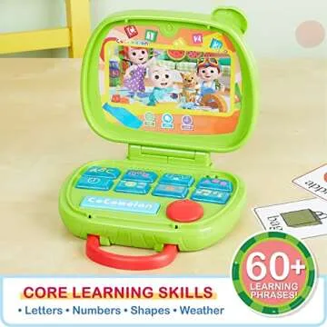 Interactive CoComelon Sing and Learn Laptop for Kids