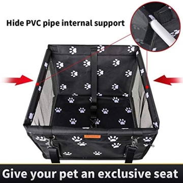 SWIHELP Dog Car Seat for Safe and Stylish Travel