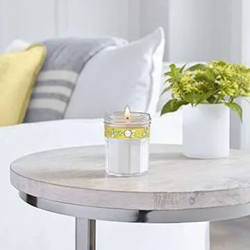 MRS. MEYER'S Honeysuckle Scented Candle, 25 Hour Burn Time