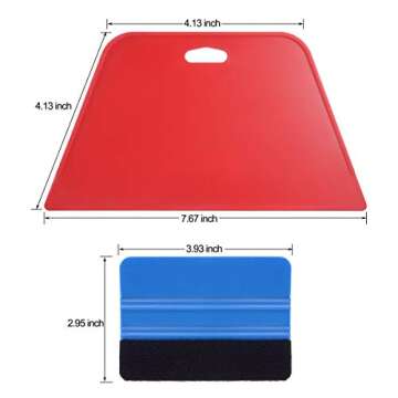 ANCIRS Wallpaper Smoothing Tool Set, Wallpaper Hand Tool Kit for Window Film Craft Vinyl, Adhesive C...