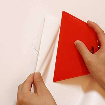 ANCIRS Wallpaper Smoothing Tool Set, Wallpaper Hand Tool Kit for Window Film Craft Vinyl, Adhesive Contact Paper Application