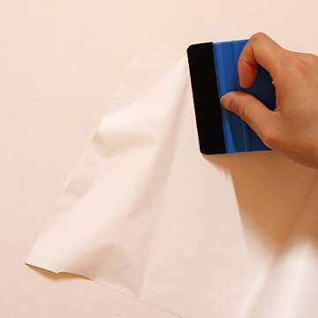 ANCIRS Wallpaper Smoothing Tool Set, Wallpaper Hand Tool Kit for Window Film Craft Vinyl, Adhesive Contact Paper Application