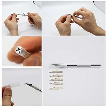 ANCIRS Wallpaper Smoothing Tool Set, Wallpaper Hand Tool Kit for Window Film Craft Vinyl, Adhesive Contact Paper Application