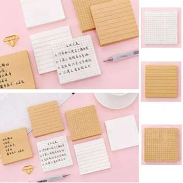 DzdzCrafts 6-Packs Sticky Notes – 480 Sheets of Fun