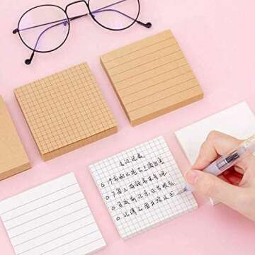 DzdzCrafts 6-Packs Sticky Notes – 480 Sheets of Fun