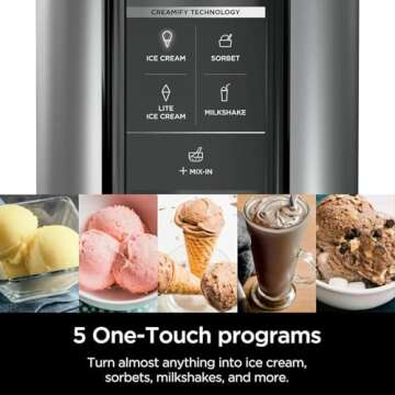 Ninja CREAMi Ice Cream Maker - 5 One-Touch Programs for Custom Flavors and Treats