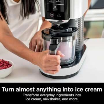 Ninja CREAMi Ice Cream Maker with 5 Programs for Custom Treats