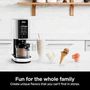 Ninja CREAMi Ice Cream Maker with 5 Programs for Custom Treats