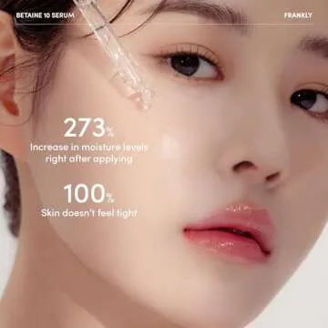 Frankly Betaine 10 Serum - Calm, Soften and Restore skin’s beauty and elasticity | 10% Betaine & 1% Niacinamide Fusion | Vegan & EWG Green | 1.01 fl.oz