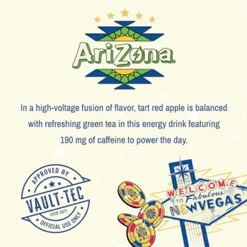 AriZona x Fallout Energy Drink - Red Apple & Green Tea Flavor