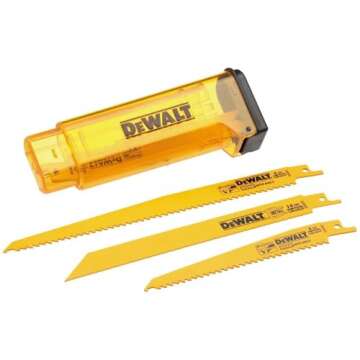 DEWALT Reciprocating Saw Blades, 10 Piece Combination Set, Various Sizes (DW4898)