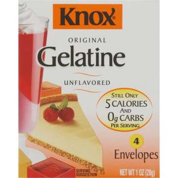 Knox Unflavored Gelatin (4 Envelopes)